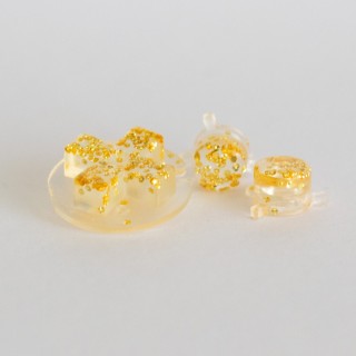 Custom Resin Gameboy buttons - Gold