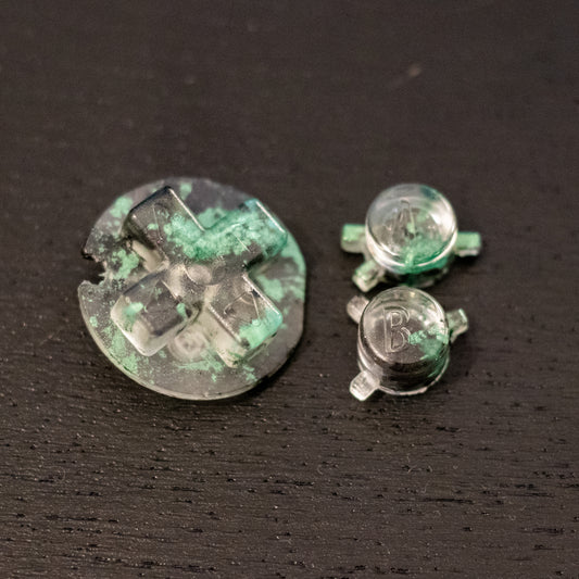 Custom GBC buttons - Green dust